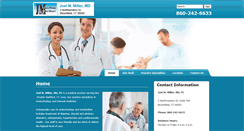 Desktop Screenshot of joelmmillermd.com