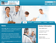 Tablet Screenshot of joelmmillermd.com